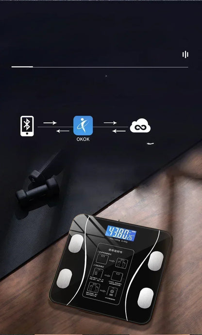 Bluetooth body fat scale, home weight scale